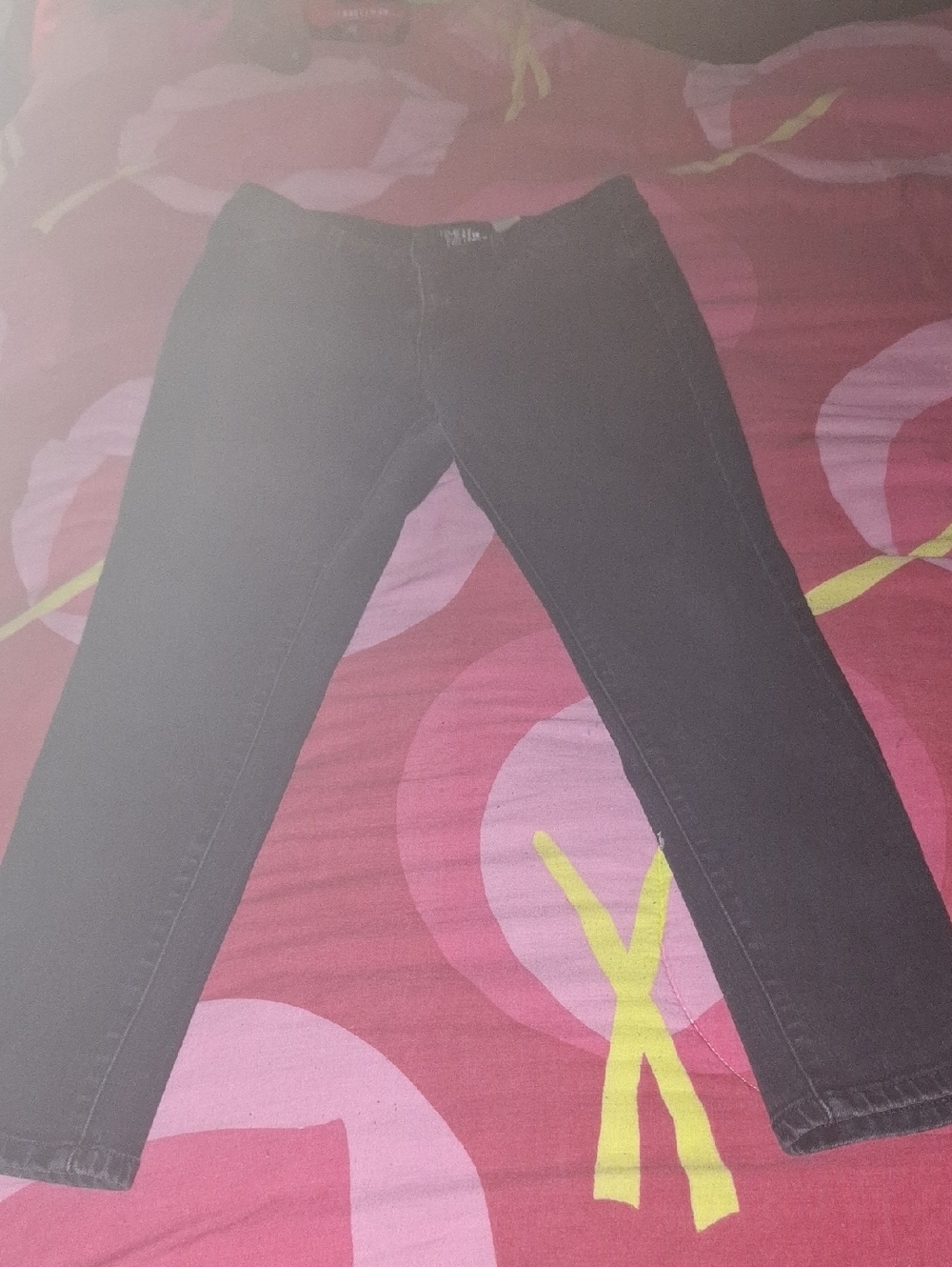 Time and Tru Dark Black Skinny Jeans